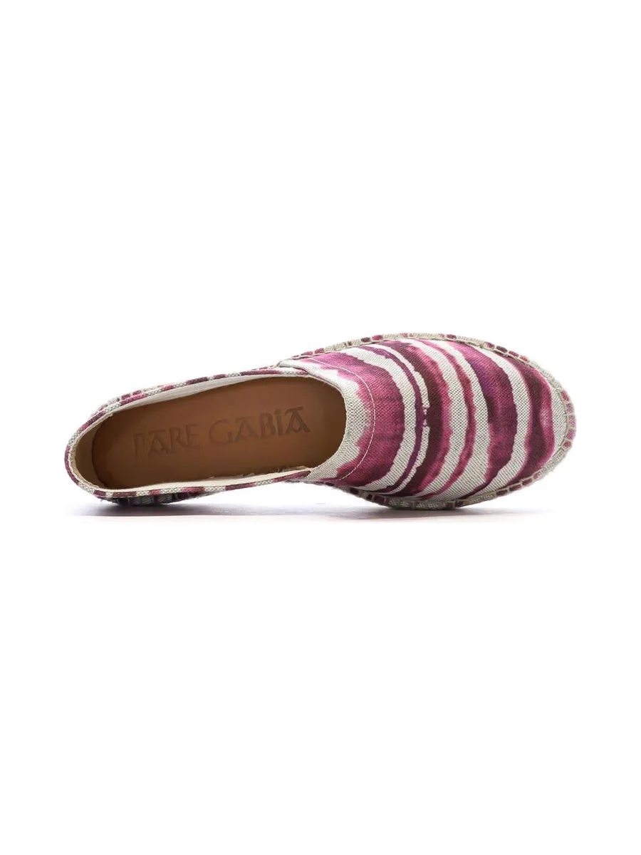Espadrilles Violet/Beige Femme Pare Gabia Anaia 5