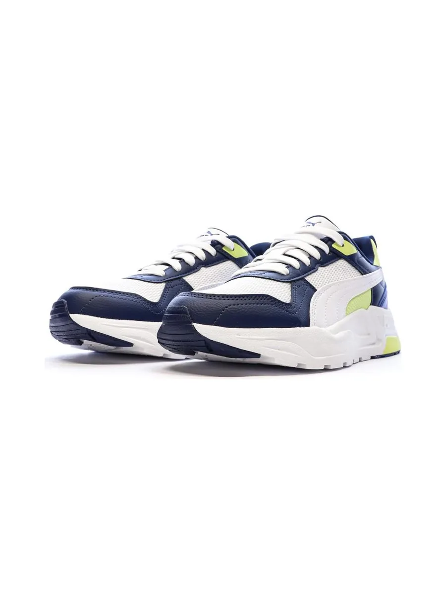 Baskets Blanches/Marines Garçon Puma Trinity 2 7