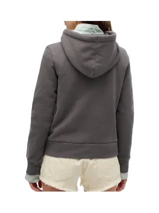 Sweat Gris Femme Superdry Tonal 2