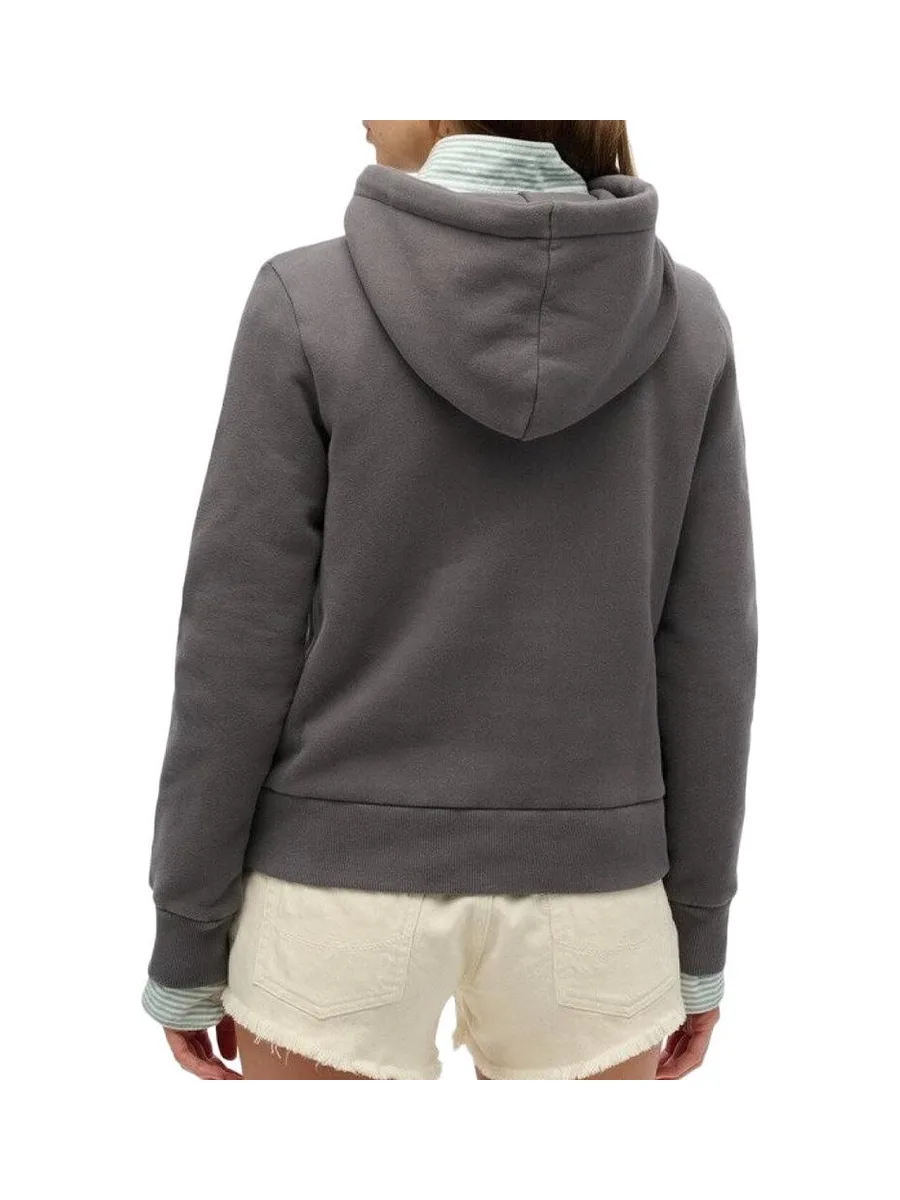 Sweat Gris Femme Superdry Tonal 3