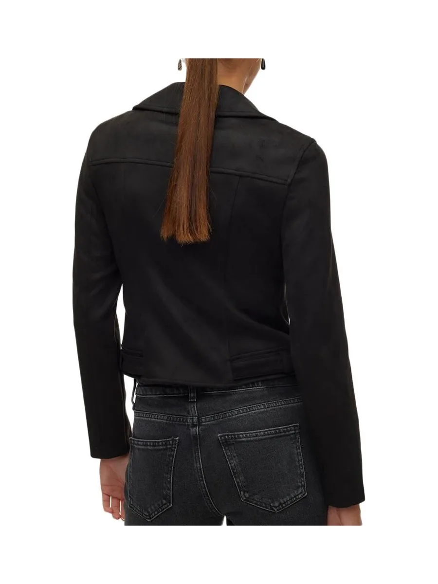 Veste Noire Femme Vero Moda Biker 3