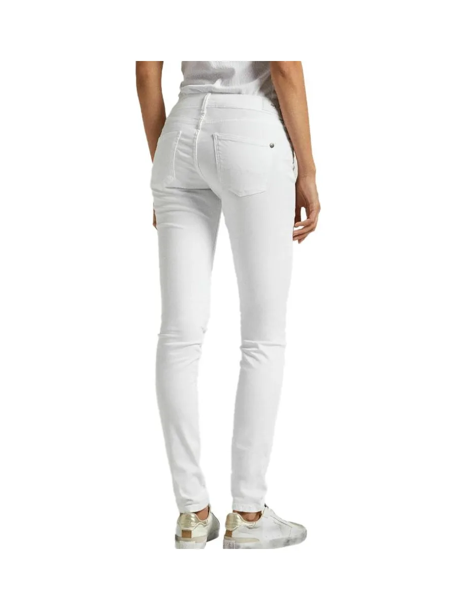 Jean Slim Blanc Femme Pepe Jeans Gymdigo 3