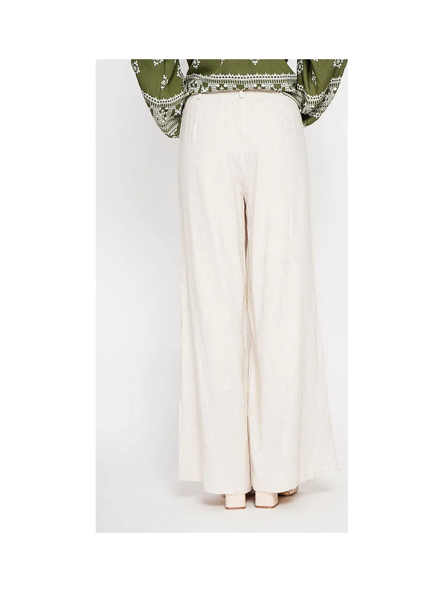 Pantalon ample Taille élastique à l'arrière avec poche plaquée 7