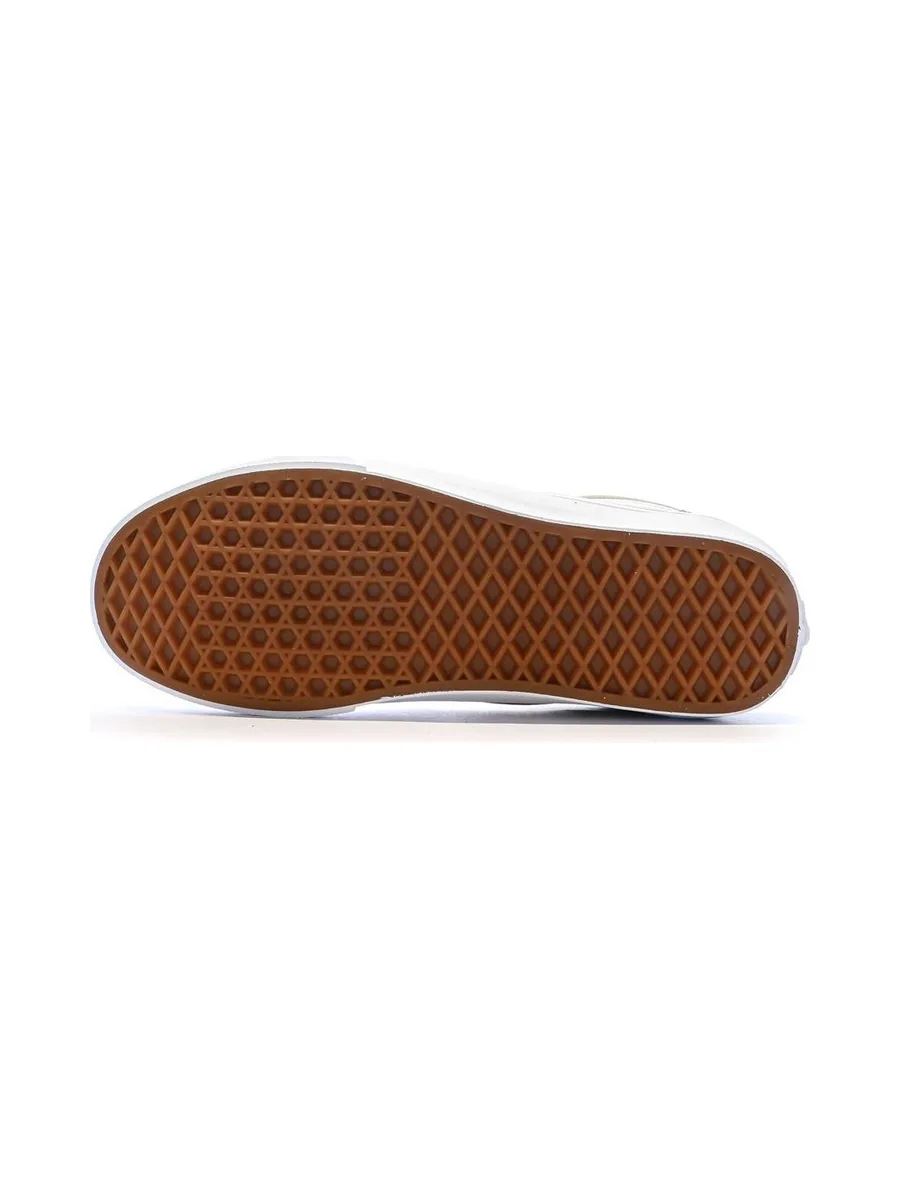 Baskets Marron/Beige Homme Vans Old Skool Canvas Block B 5