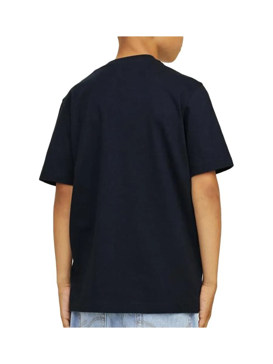 T-shirt Marine Garçon Jack & Jones Logo TeeNVZ 2