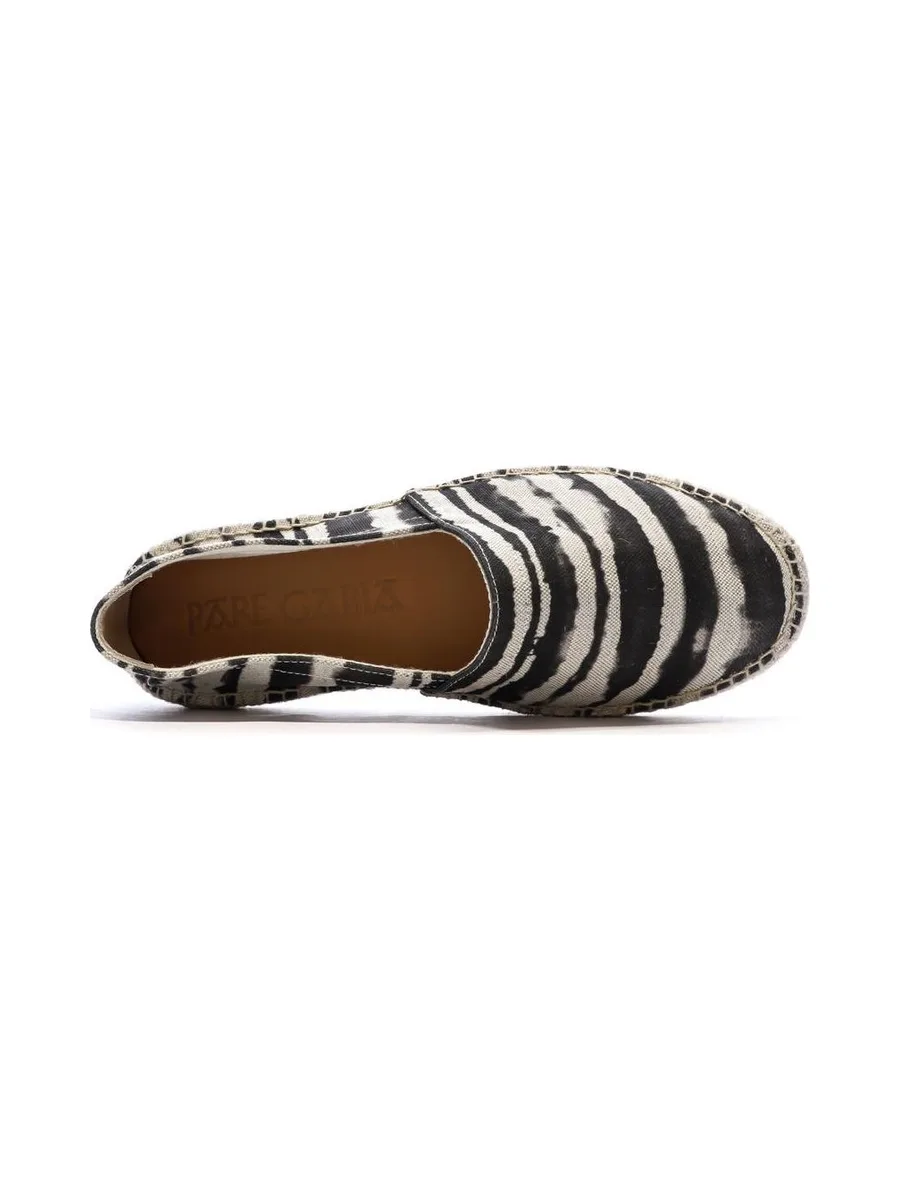 Espadrilles Noires/Beiges Homme Pare Gabia Anitz 5