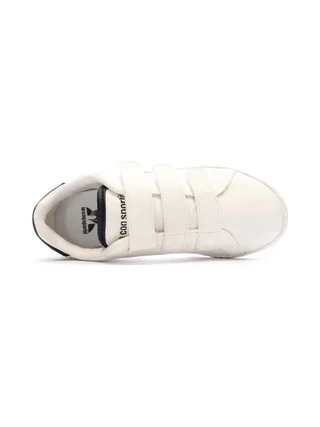 Baskets Blanches Garçon Le Coq Sportif Courtset Optical 4