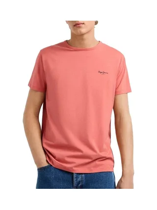 T-Shirt Rouge Homme Pepe jeans Original 1