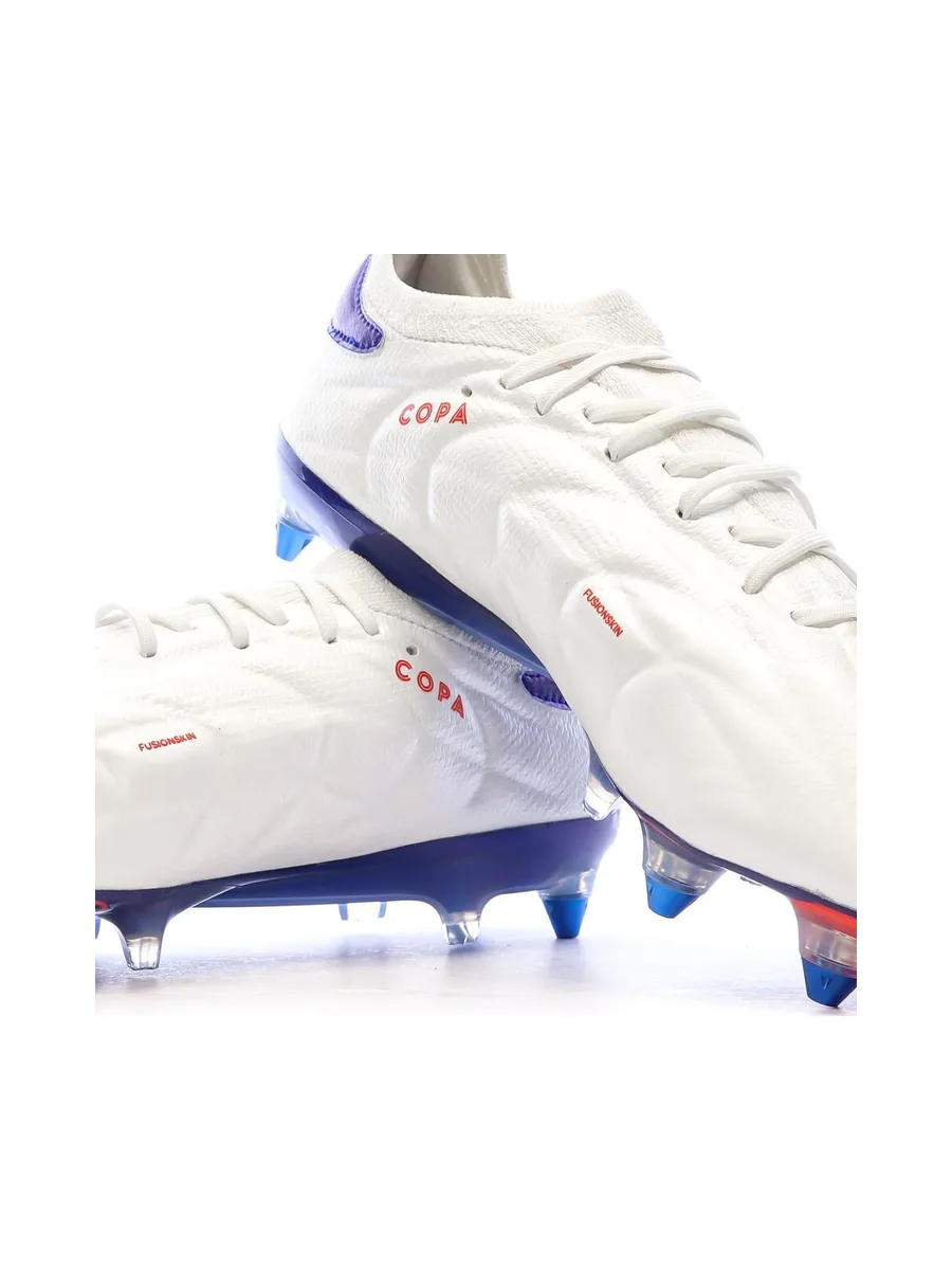 Chaussures de Football Blanc/Bleu Homme Adidas Copa Pure 2 Elite 7