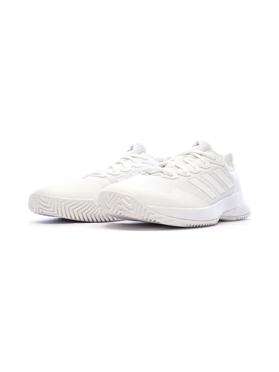 Baskets Blanches Homme Adidas Gamecourt 2 7