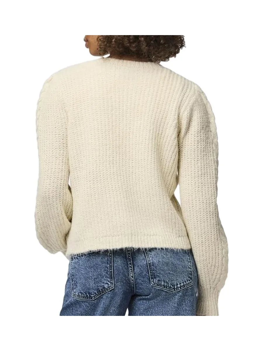 Gilet Beige Femme Pieces Cow 3