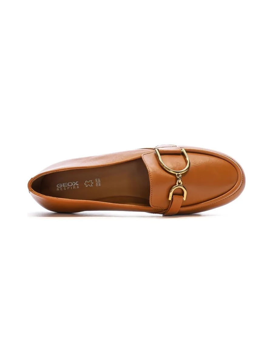 Mocassin Marron Femme Geox Palmaria 5