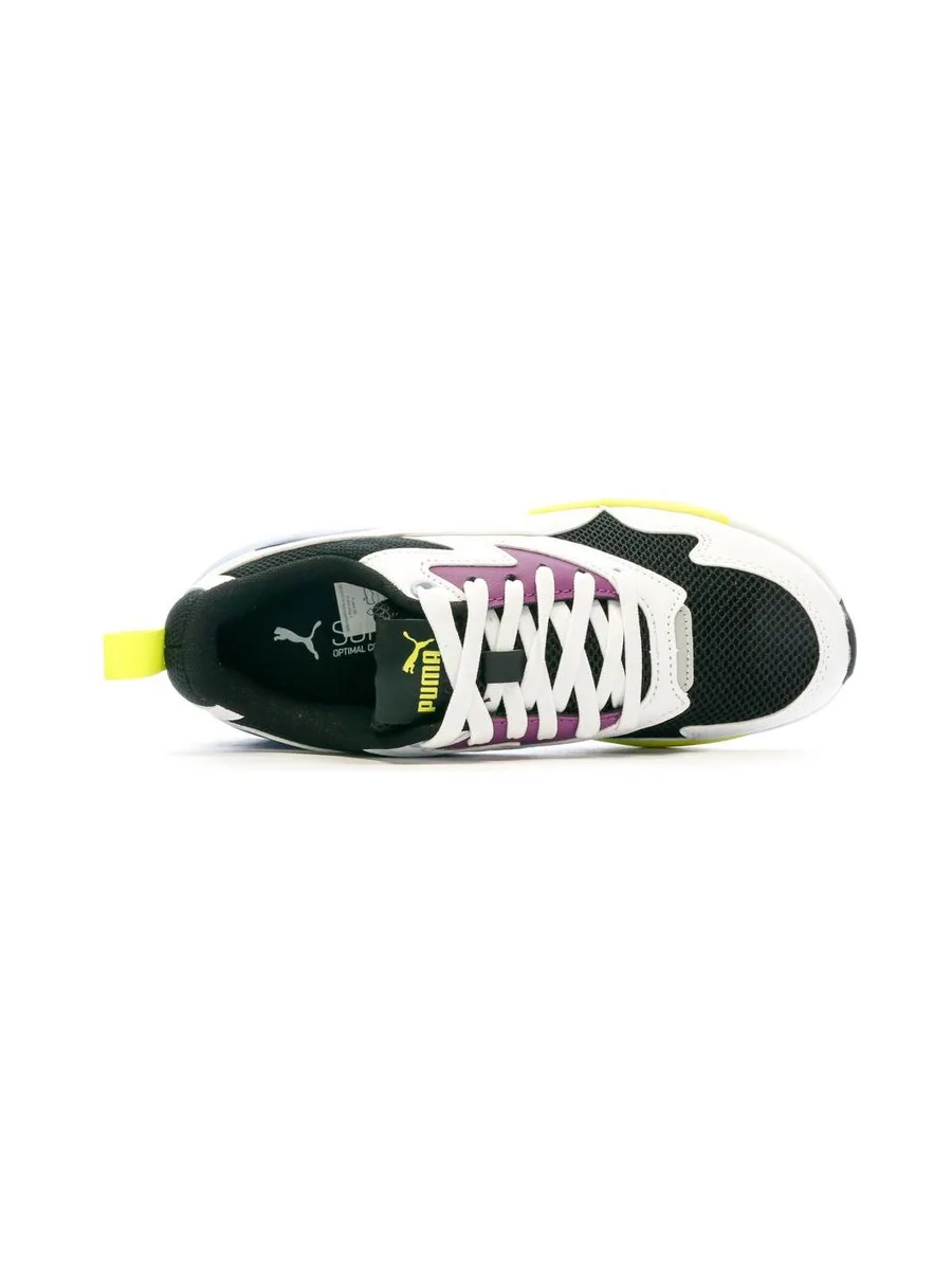 Baskets Blanches/Jaune/Noir Homme Puma X-Ray Lite 5