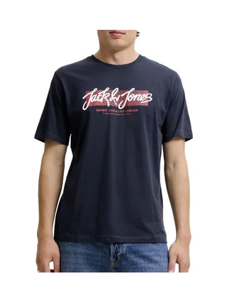 T-Shirt Marine Homme Jack & Jones Hurban 1
