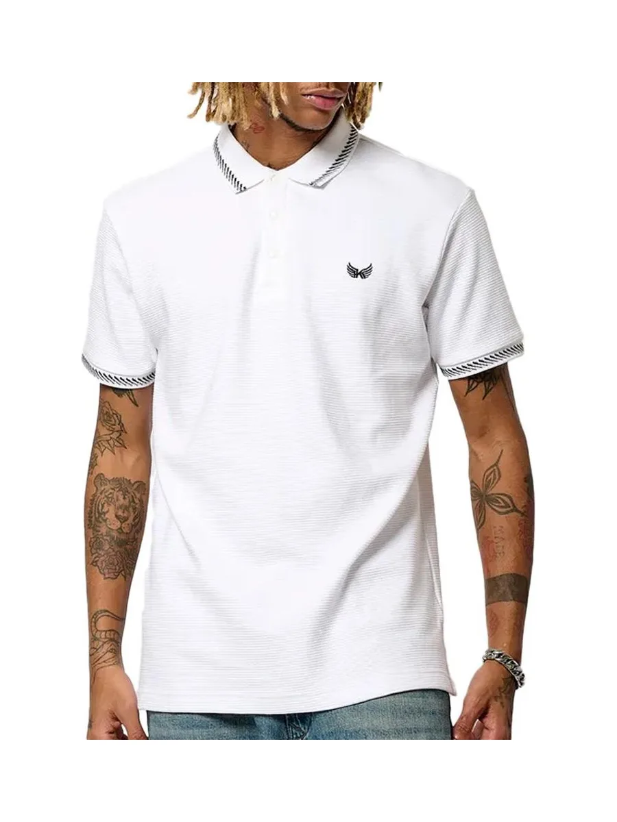 Polo Blanc Homme Kaporal TIRUE 2