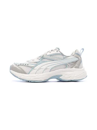 Baskets Blanches/Bleu Clair Garçon Puma Morphic 1