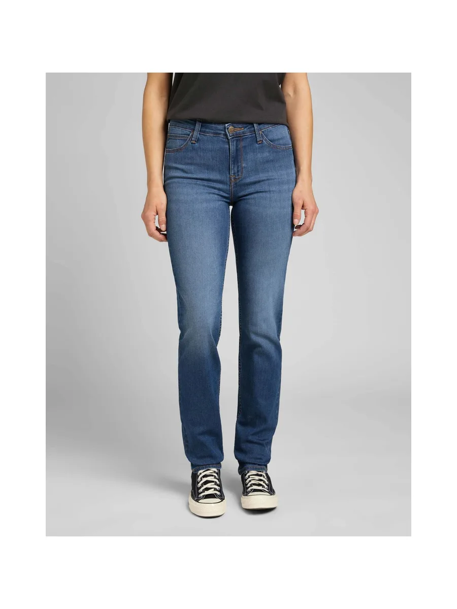 Pantalon droit en denim LEE Marion 2
