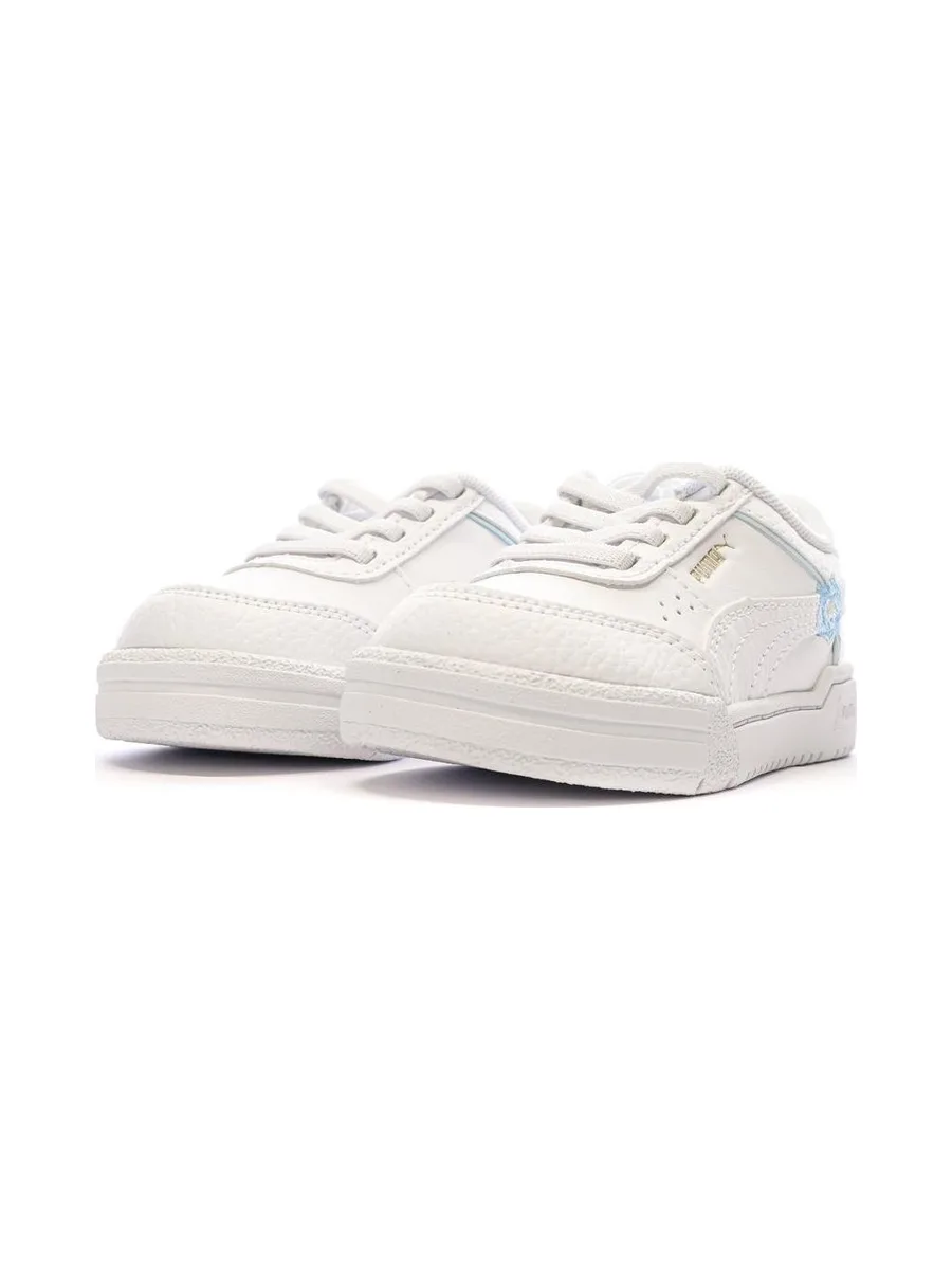 Baskets Blanches/Bleu Fille Puma Pro Sport 7