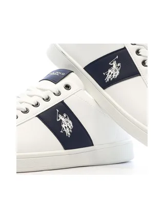Baskets Blanches/Marines Homme US Polo ASSN Sneaker 7