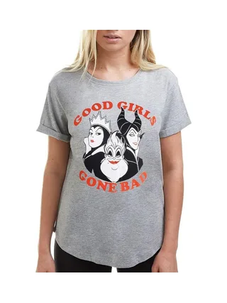 T-Shirt Gris Femme Disney Goodgirls Gone Bad 1