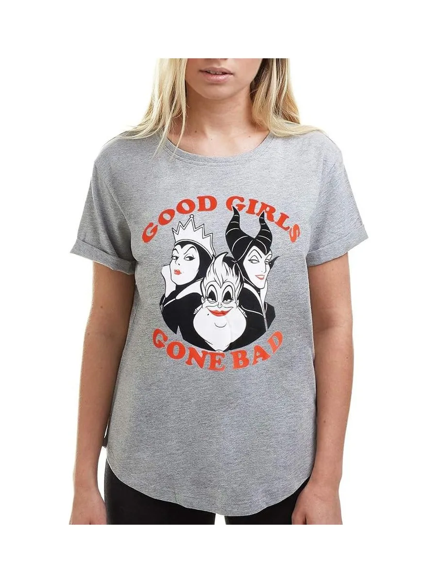 T-Shirt Gris Femme Disney Goodgirls Gone Bad 2