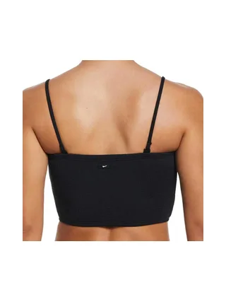 Haut de maillot de bain Noir Femme Nike Bandeau Midkini 2