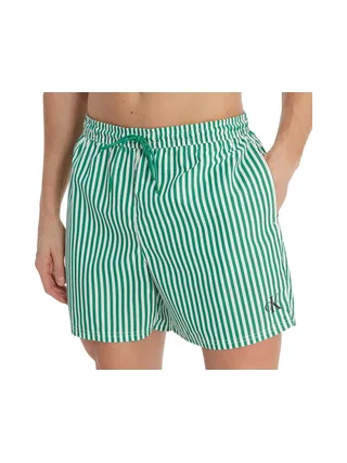 Short de bain Vert/Blanc Homme Calvin Klein Jeans Drawstrings 1