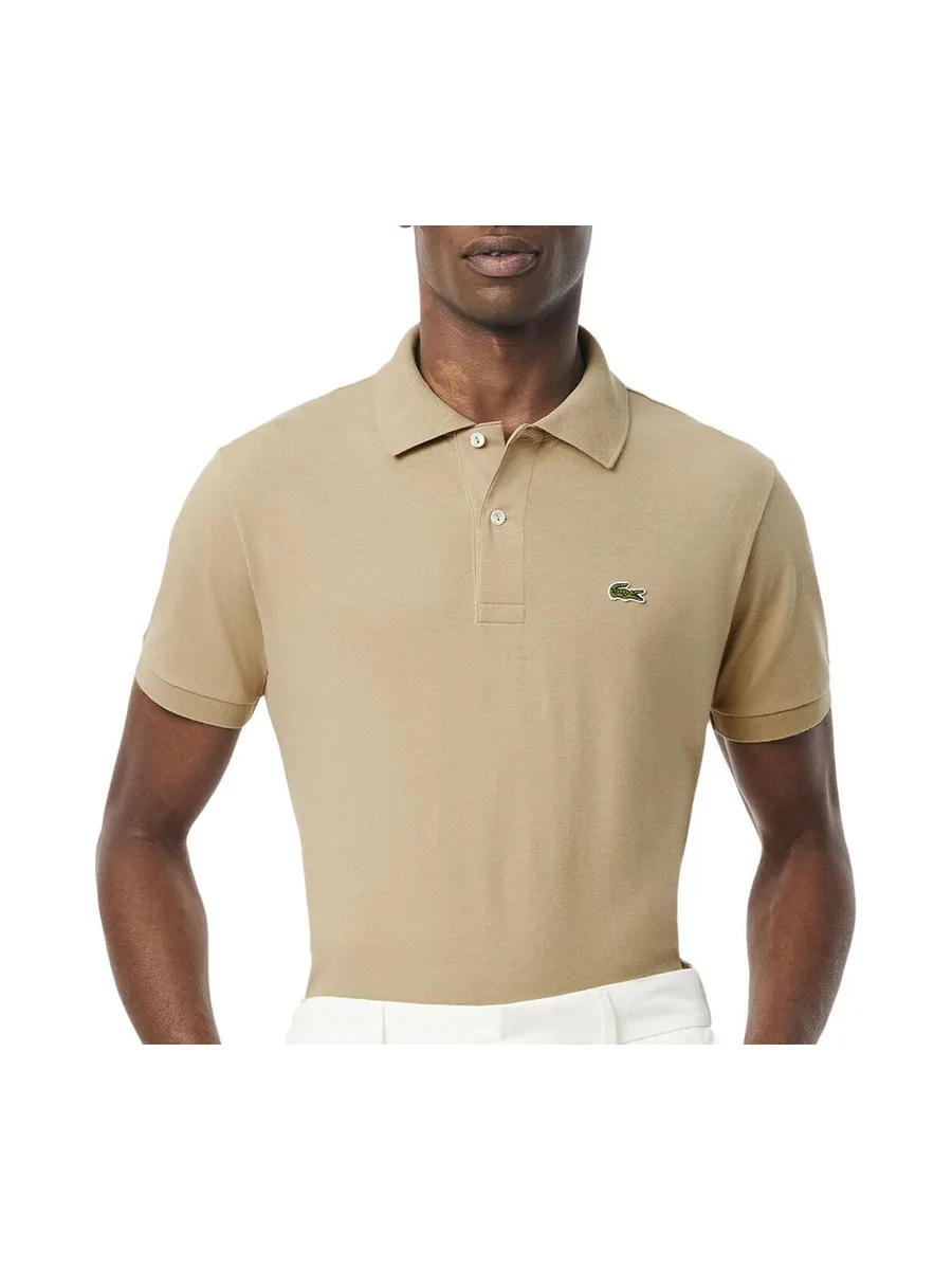 Polo Beige Homme Lacoste Classic Fit L.12.12 2