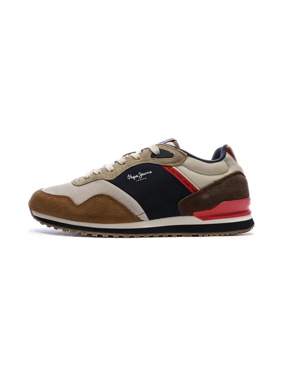 Baskets Marron Homme Pepe jeans London Life 1