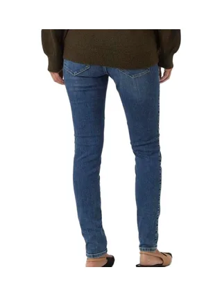Jeans Regular Fit Bleu Femme Mamalicous Destroyed 2
