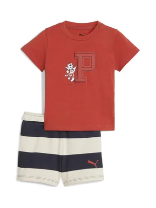 Ensemble Rouge/Blanc Garçon Puma 630986 1