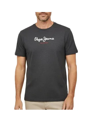 T-Shirt Gris Foncé Homme Pepe jeans Eggo 1