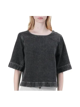 Blouse en Jean Noir Femme Only Gigi 1