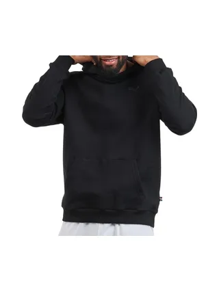 Sweat Noir Homme Puma Embroidery 1