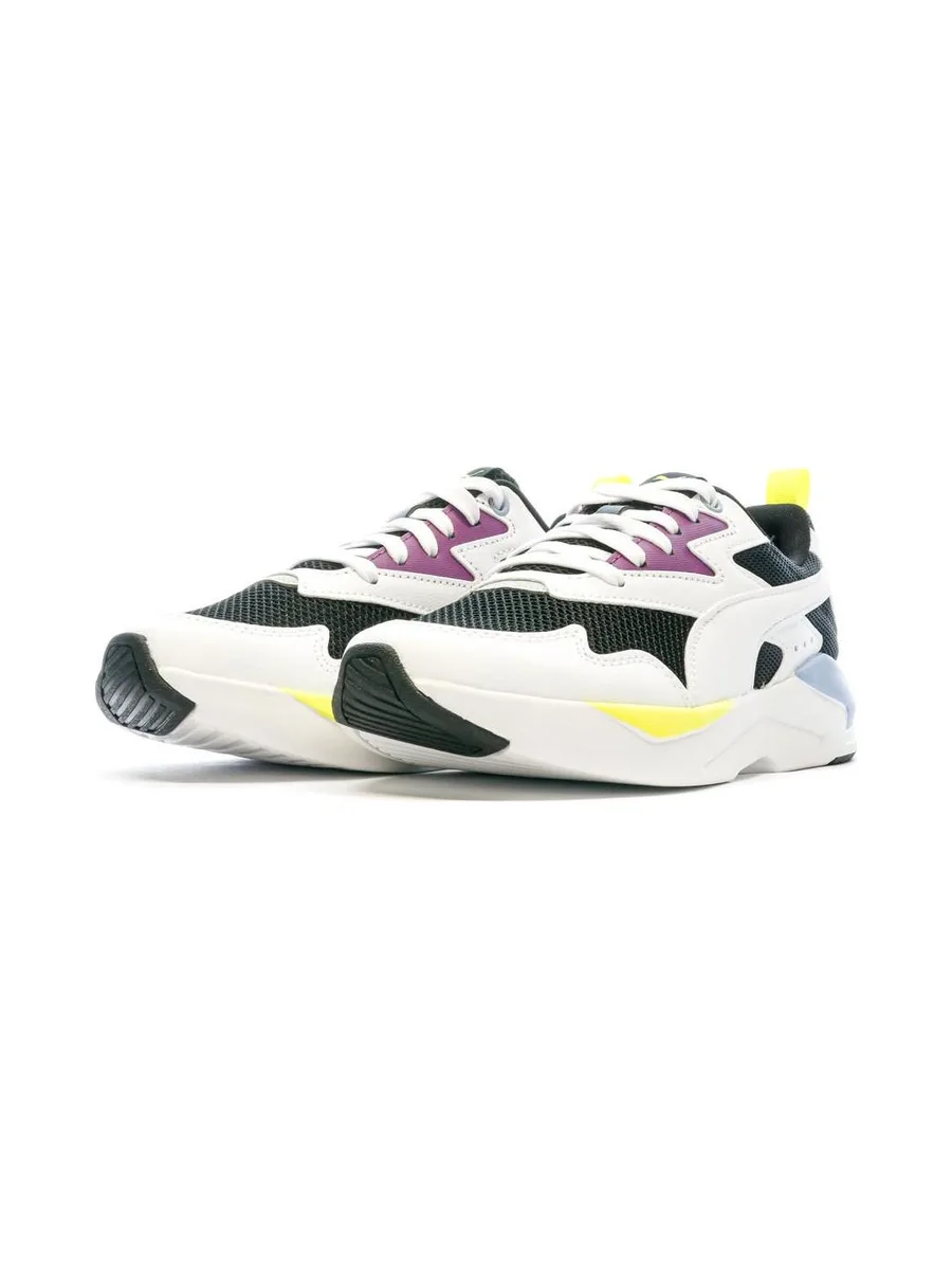 Baskets Blanches/Jaune/Noir Homme Puma X-Ray Lite 7