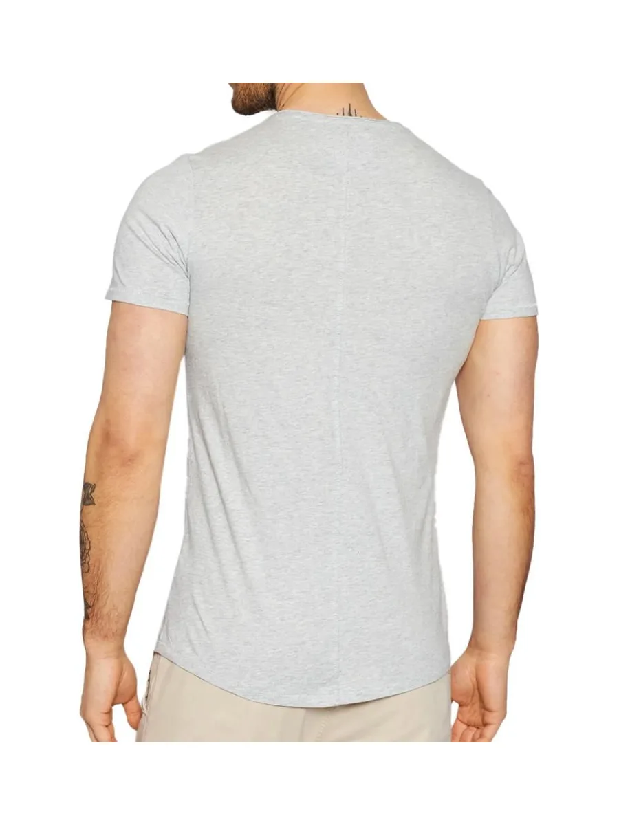 T-shirt Gris Homme Tommy Jeans Slim Jaspe 3