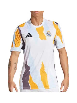 Real Madrid Maillot Prématch Multicolore Homme Adidas 24/25 1
