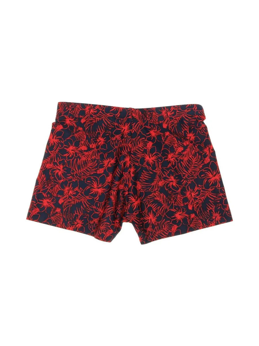 Boxer de Bain Marine/Rouge Garçon Sun project Planches 3