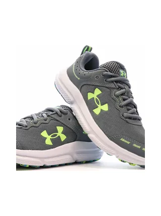 Chaussures de Running Gris /Vert Garçon Under Armour Assert 10 7