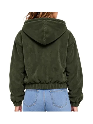 Blouson Kaki Femme Only Corduroy 2