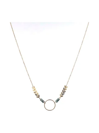 Collier Alina - Gris bleuté 1