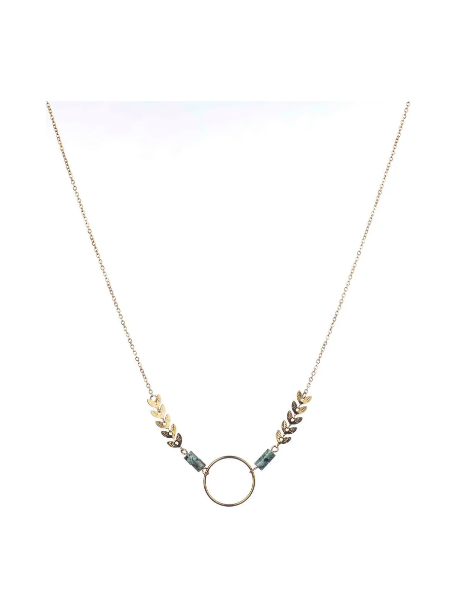 Collier Alina - Gris bleuté 1