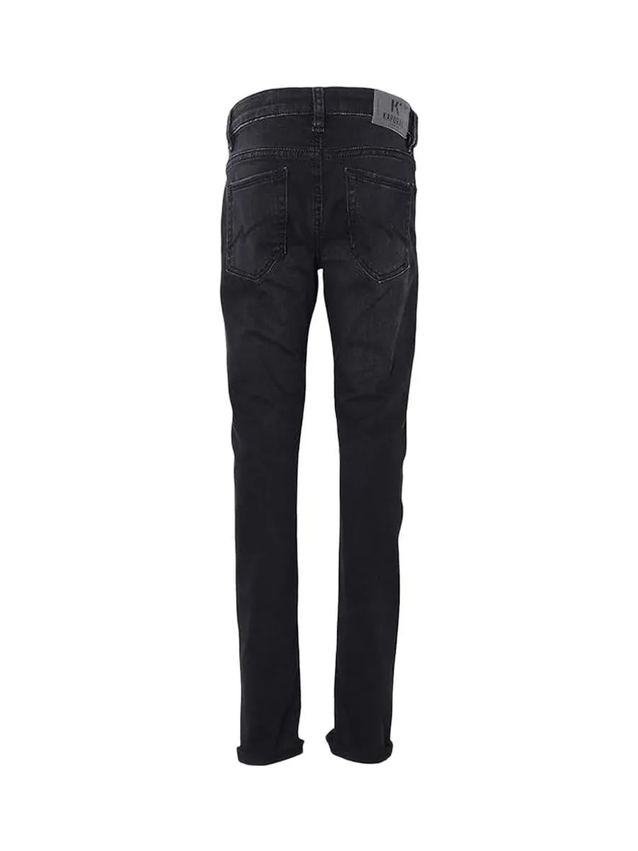 Jean Slim Noir Garçon Kaporal VOZH 3