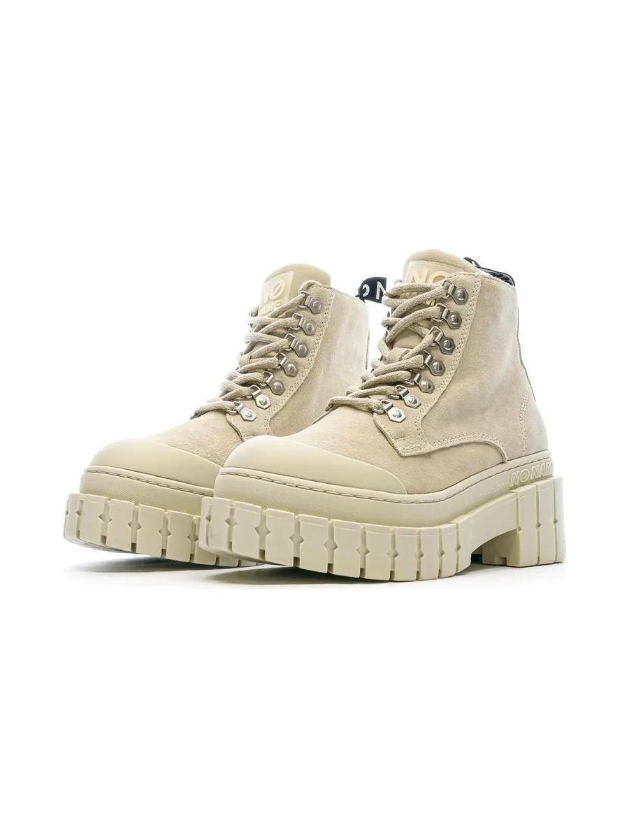 Boots Écru Femme No Name Kross Low 7