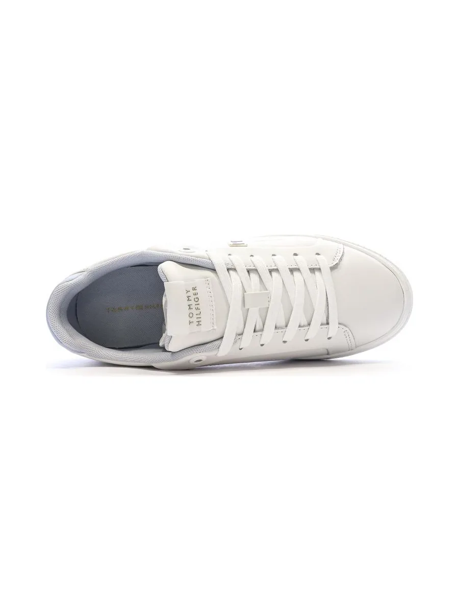Baskets Blanches/Bleu Femme Tommy Hilfiger Sporty 5
