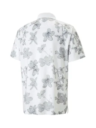 Polo Blanc/Gris Homme Puma Verdant 2