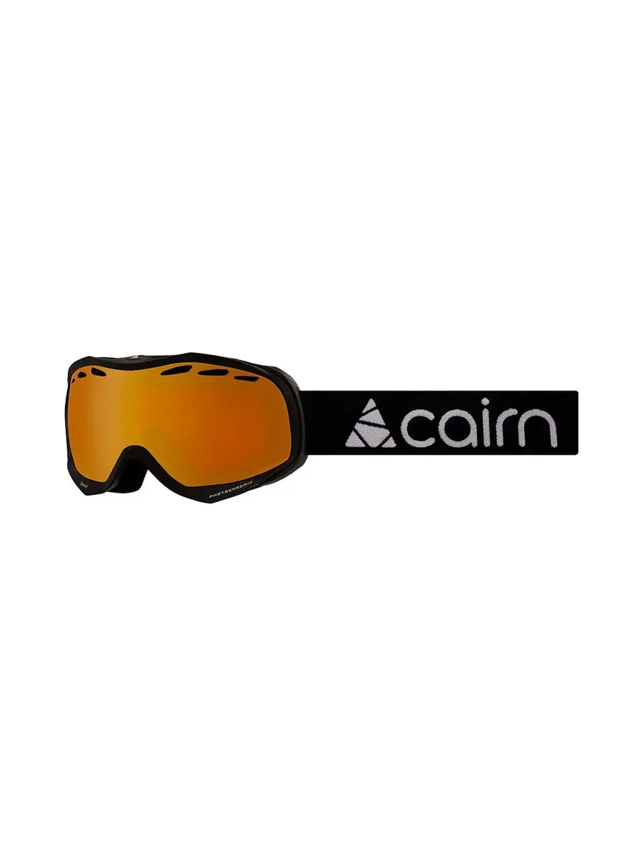 Masque de Ski Noir/Orange Mixte Cairn Speed Photochromic 2