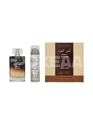 Lattafa Ameer Al Oudh Giftset 150ml - Edp Spray 100ml/Deo Spray 50ml 1