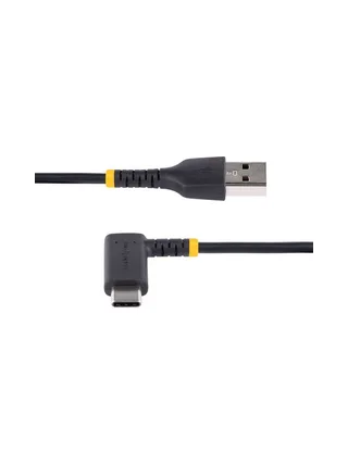 1ft USB A to C Charging Cable Angled 4