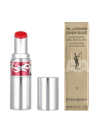 YSL Loveshine Candy Glaze Lipstick 3.2g - #12 Coral Excitement 1